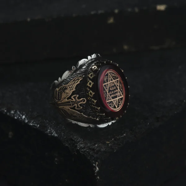 Süleyman Mührü Gümüş Yüzük