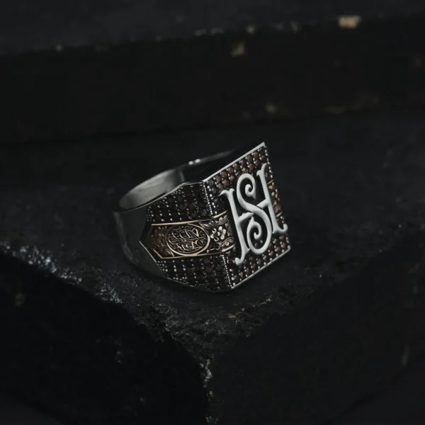 Harfli Gümüş Yüzük