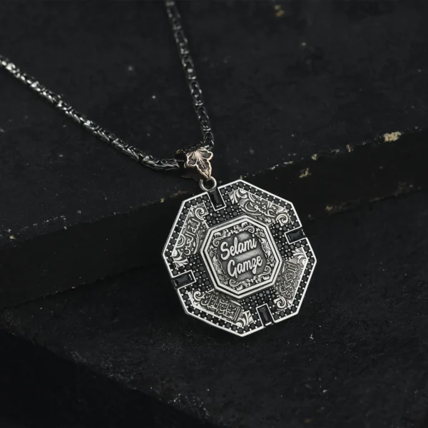 İsimli Dualı Gümüş Madalyon